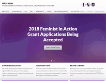 Tablet Screenshot of massnow.org